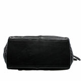 thumbnail RUCHED TOTE BAG leather black - L'UXE LINK