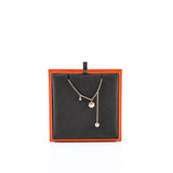 thumbnail ex-libris pandent necklace in 18k rg