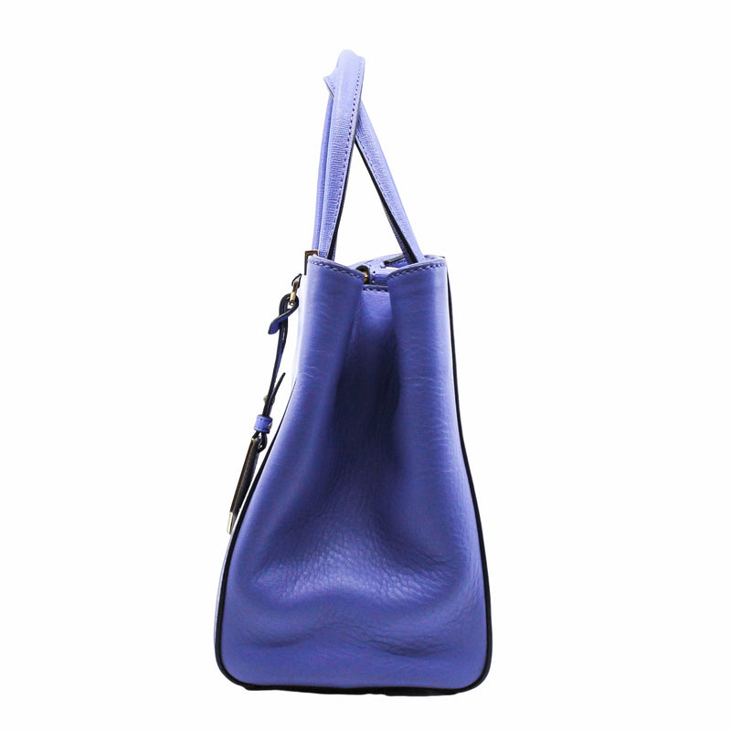 2JOURS BAG LEATHER PETITE SMALL purple GHW