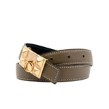 thumbnail cdc belt in etoupe rghw size 70 - L'UXE LINK