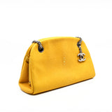 thumbnail Small Bowling In Yellow Stingray Skin Shoulder Bag PHW Seri 15 - L'UXE LINK