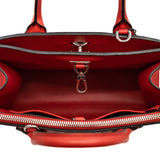 thumbnail City Steamer PM In Red Calfskin Leather SHW With Strap - L'UXE LINK