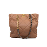 thumbnail quilted 19 east west shopping tote in calfskin brown seri EC1LXXXX