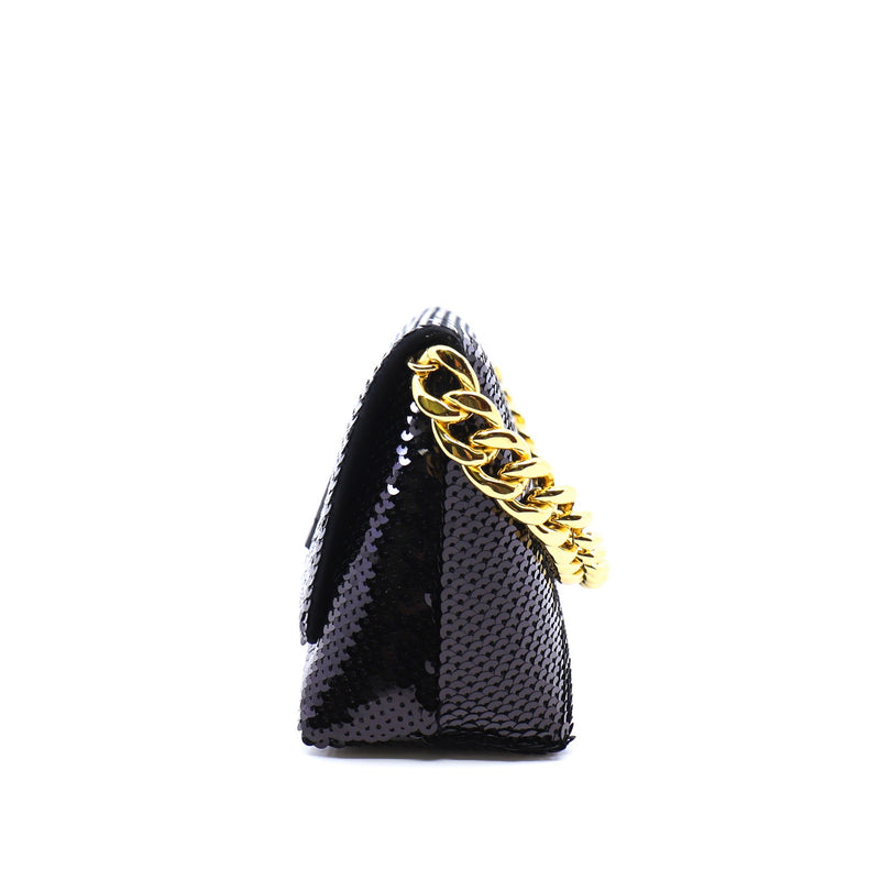 tomford glittle shoulder bag in black ghw