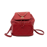 thumbnail Red Caviar Leather Business Affinity Backpack GHW Seri 23 - L'UXE LINK