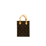 thumbnail Petit Sac Plat Monogram Canvas GHW With Strap - L'UXE LINK