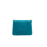 thumbnail Small Serpenti Forever In Blue Calf Leather Crossbody Bag GHW With Mirror - L'UXE LINK