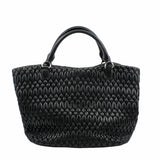 thumbnail Tote Bag Lambskin Leather With Black Diamond PHW - L'UXE LINK