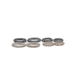 thumbnail Solid Sterling Silver Slim Rings - L'UXE LINK