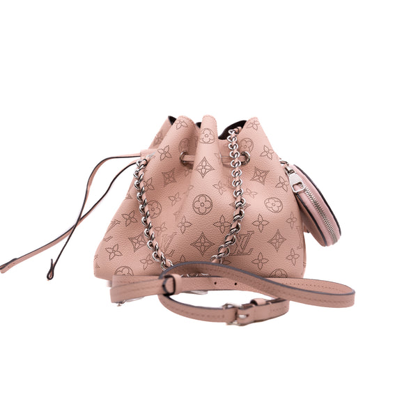 Bella Mahina Bucket Bag In Calfskin Rose Jasmin PHW 2020 - L'UXE LINK