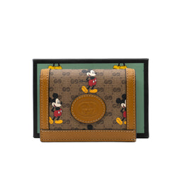 Disney Card Case Wallet In Mini GG Supreme GHW