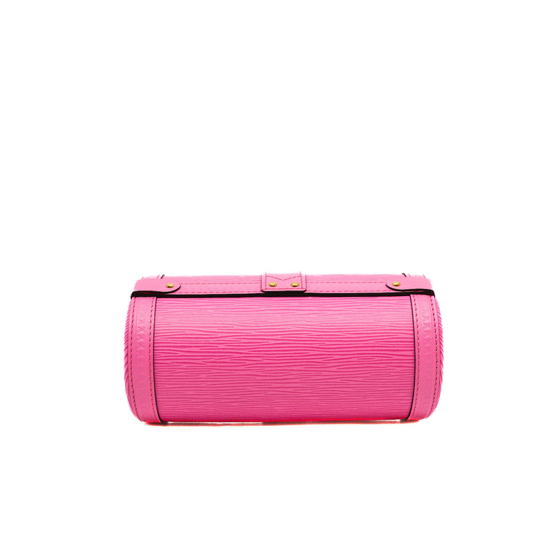 Papillon Pink Epi Leather Trunk Bag GHW - L'UXE LINK