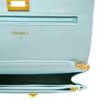 thumbnail 2.55 Reissue Wallet On Chain Aged Calfskin Light Blue Brushed GHW Seri C11TXXXX - L'UXE LINK