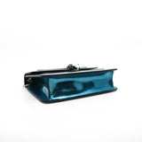 thumbnail Serpent Forever Blue Patent Leather Crossbody Bag GHW - L'UXE LINK