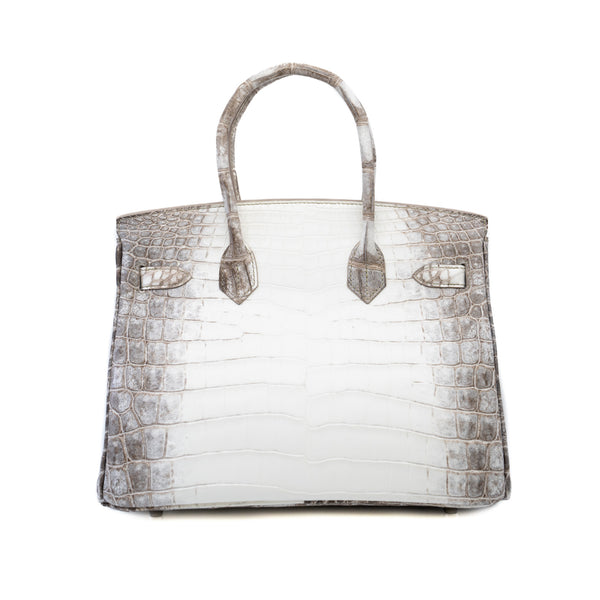 Birkin 30 in Crocodile Himalaya Stamp B Phw 2024 - L'UXE LINK