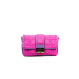 thumbnail Miss Dior Promenade In Rose Pink Lambskin Crossbody Bag GHW - L'UXE LINK