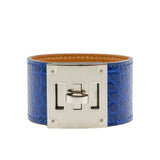 thumbnail kelly dog crocodile skin bracelet blue phw