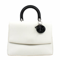 CD b dior   bag leather white phw