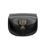 thumbnail large Bobby Bag in Black box Calfskin ghw with strap