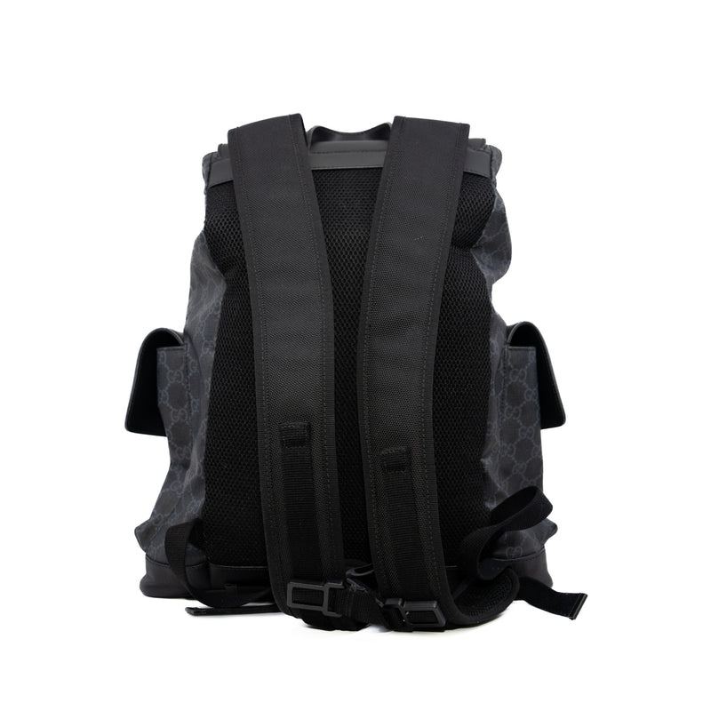 lagre backpack in double G grey