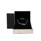 thumbnail Ruban In 18K White Gold And Diamonds Necklace - L'UXE LINK