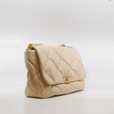 thumbnail 19 Bag Maxi In Beige Quilted Lambskin Multi Hardware Seri 30 - L'UXE LINK