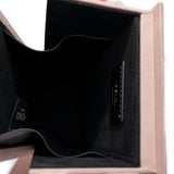 thumbnail Rosa Quarzo Calfskin Fluffy Logo Vertical Box Bag - L'UXE LINK