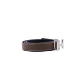 thumbnail Mini Constance Touareg In 24mm Etoupe/Black Belt Buckle And Reversible Epsom/Swift Leather Strap Size 100 - L'UXE LINK