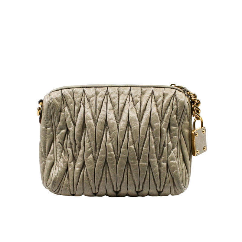 Pochette  Leather grey - L'UXE LINK