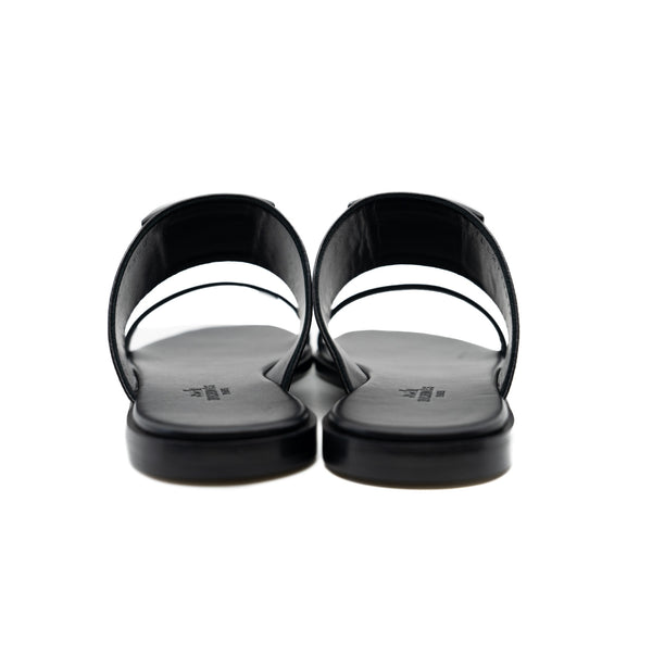 Sandal in Leather Black #36 - L'UXE LINK