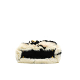 thumbnail Mini Lady Dior White/Black Mink Fur Handbag GHW - L'UXE LINK