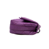 thumbnail Top Handle Classic Flap In Purple Snake Leather PHW