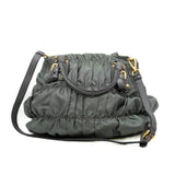 thumbnail Gaufre Nylon Tote Dark Green GHW