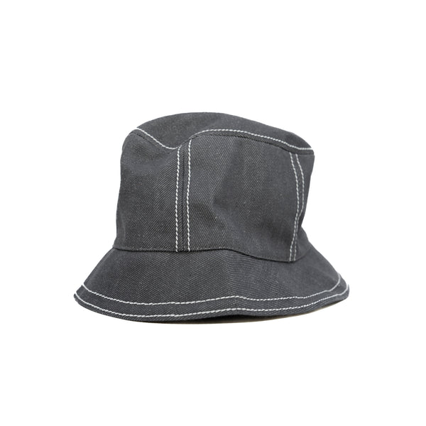 Bucket Hat Denim Grey Size 58 - L'UXE LINK