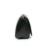 thumbnail GO-14 Malletage PM Black Beige Lambskin Patent Leather Rayures Bag PHW - L'UXE LINK