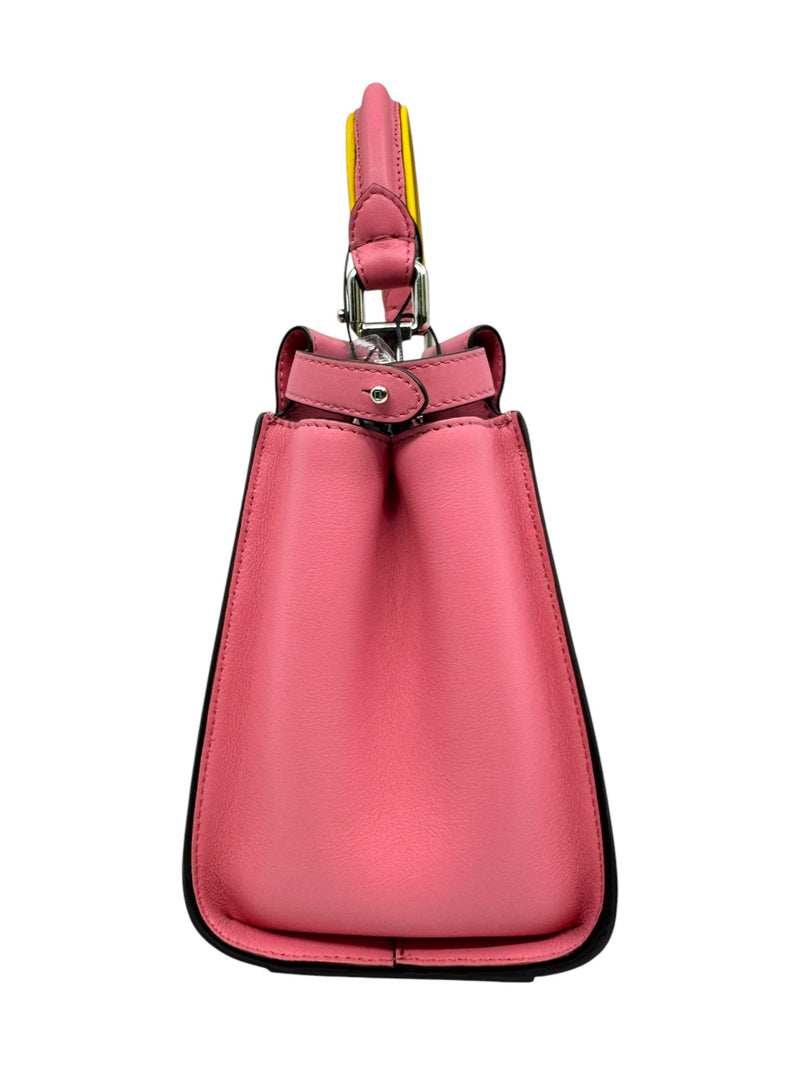 Mini Peekaboo Handbag With Handle Pink PHW