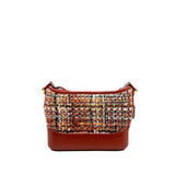 thumbnail Small Multi And Red Tweed Calfskin Gabrielle Hobo Bag Seri 25 - L'UXE LINK