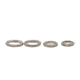 thumbnail Solid Sterling Silver Slim Rings - L'UXE LINK