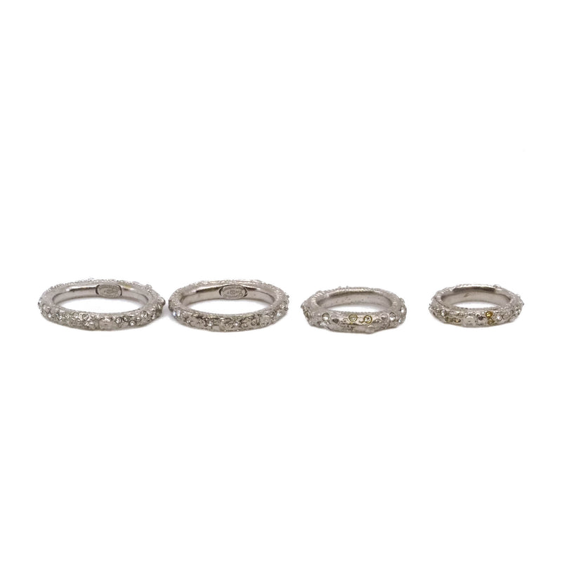 Solid Sterling Silver Slim Rings - L'UXE LINK