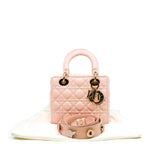 thumbnail small  lady dior  in lambskin pink ghw 2017