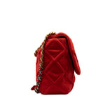 thumbnail Maxi 19 Jersey Red Lambskin Quilted Flap Bag Multi Hardware Seri 29