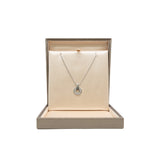 thumbnail Bvlgari Openwork 18k White Gold With Full Diamonds Pendant Necklace - L'UXE LINK