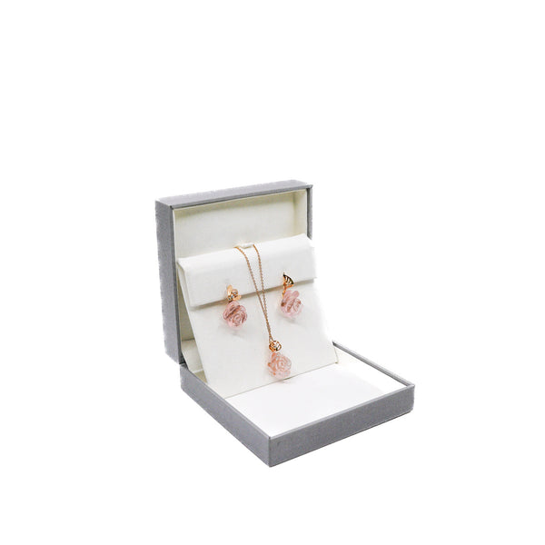 Rose Dior Pré Catelan Rose Gold/Pink Quartz Earrings