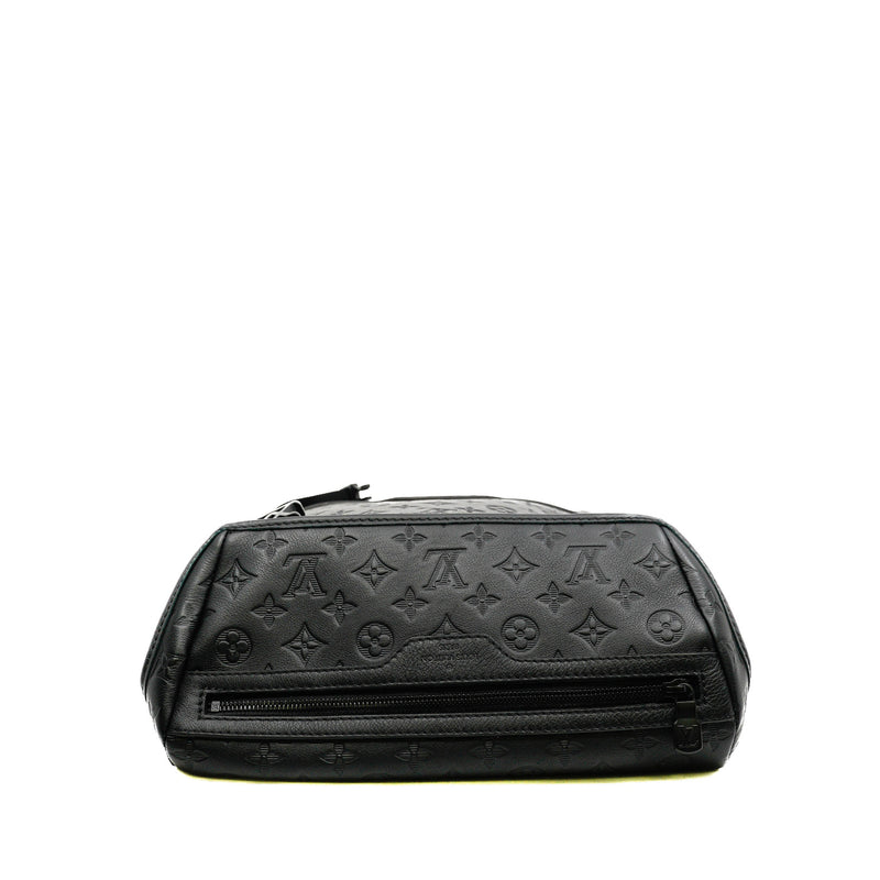 Messenger Voyager PM In Black Monogram Shadow Calfskin Bag - L'UXE LINK