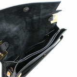 thumbnail clutch bag leather black ghw - L'UXE LINK