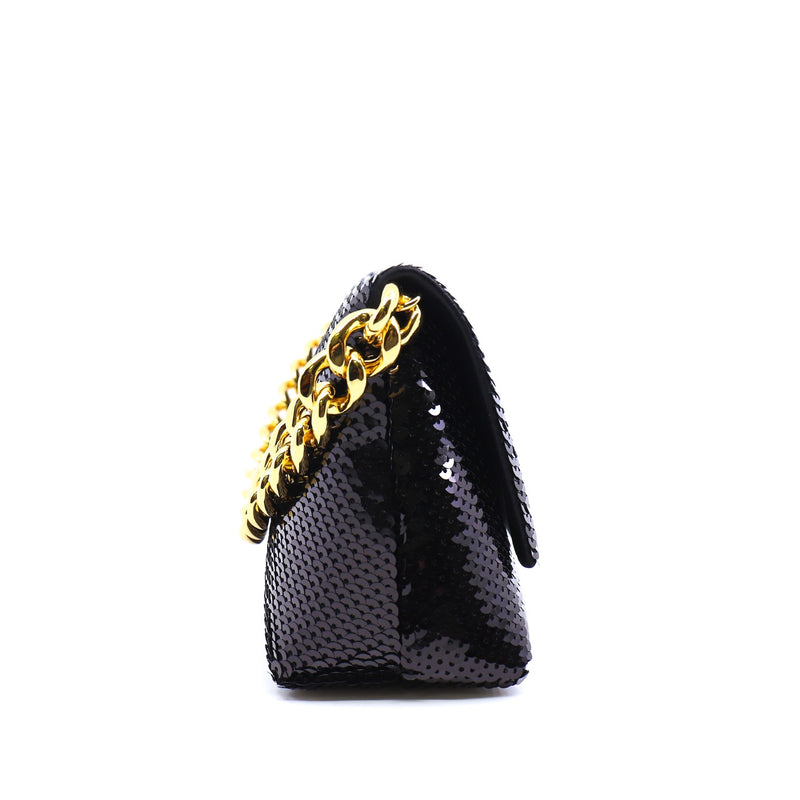 tomford glittle shoulder bag in black ghw