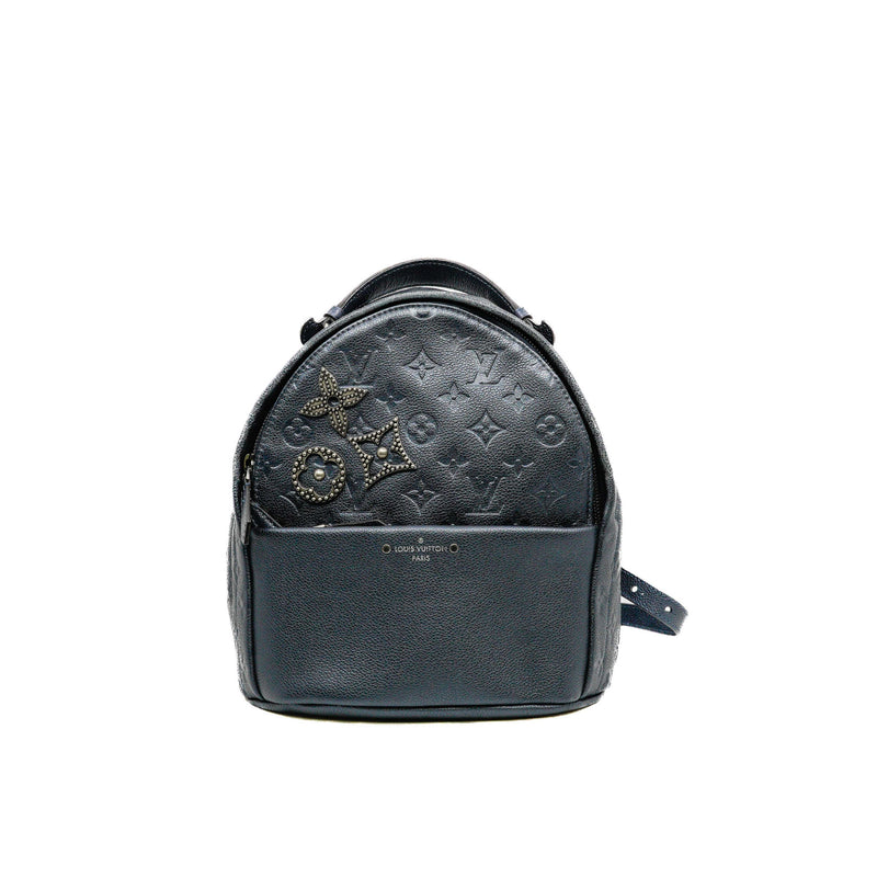 Monogram Empreinte With Pins Navy Sorbonne Backpack Bag GHW - L'UXE LINK