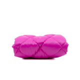 thumbnail Puffy Touch Pink Quilted Lambskin Leather Clutch Bag PHW - L'UXE LINK