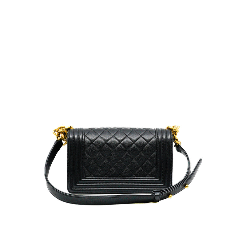 Small Leboy Black Caviar Leather GHW Seri 24 - L'UXE LINK