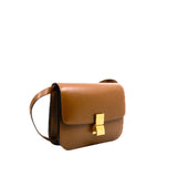 thumbnail Medium Camel Classic Box In Calfskin Leather Bag GHW - L'UXE LINK